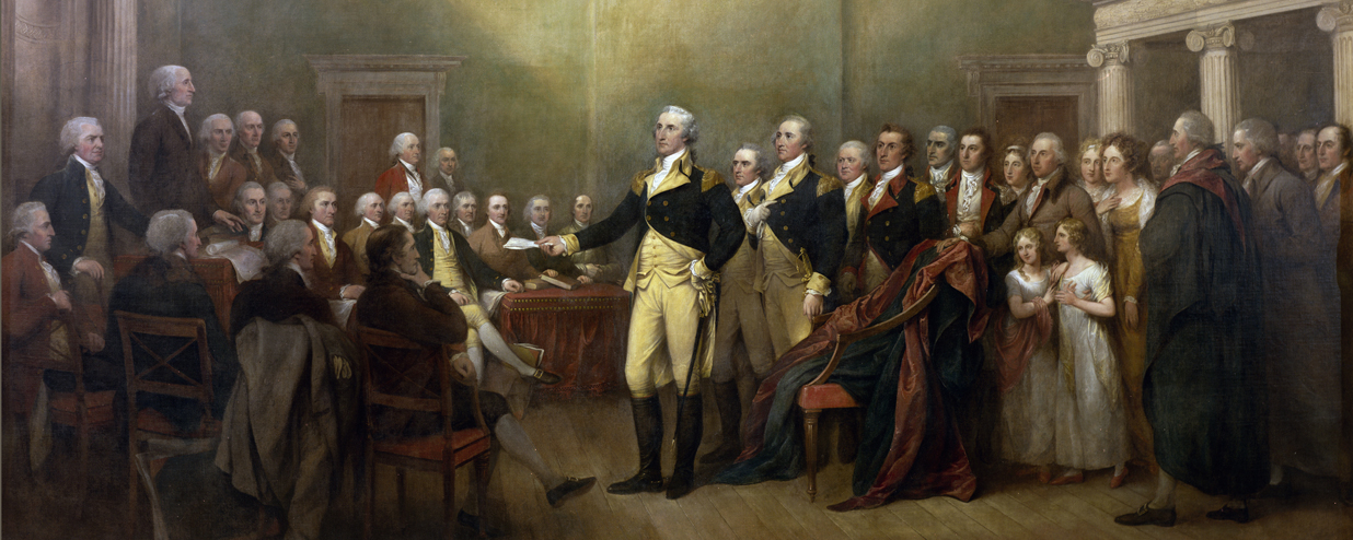 General George Washington Resigning his Commission by John Trumbull (1824)